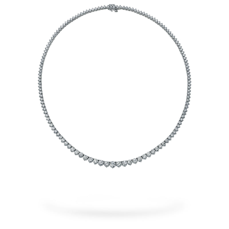 White Gold Riviere Necklace