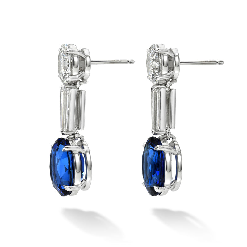 Sapphire Drop Earring