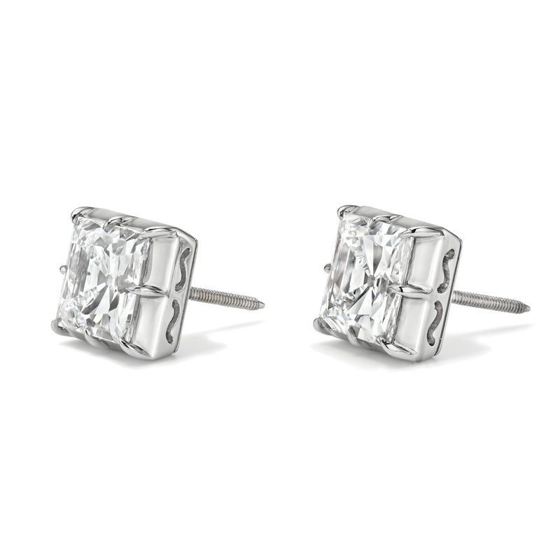 French Cut Stud Earring