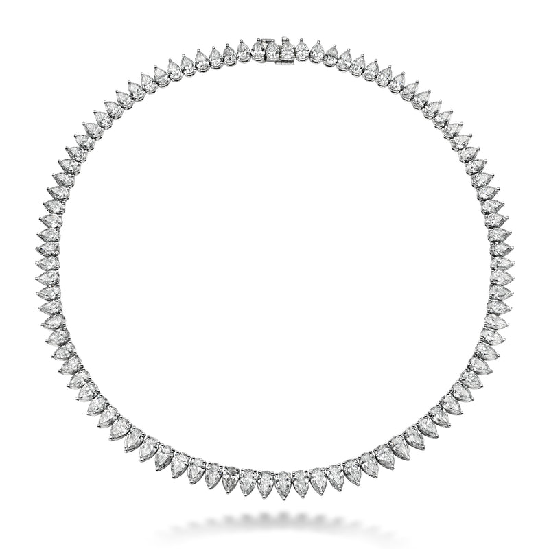 Pear Diamond Necklace